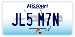 JL5M7N license plate in Missouri