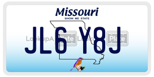 JL6Y8J  license plate in MO