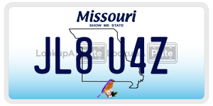 JL8U4Z  license plate in MO
