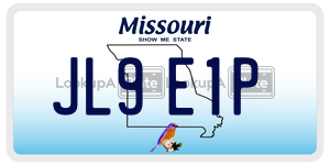 JL9E1P  license plate in MO