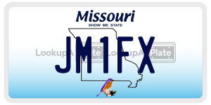 JM1FX  license plate in MO