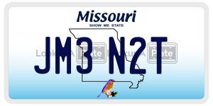 JM3N2T  license plate in MO