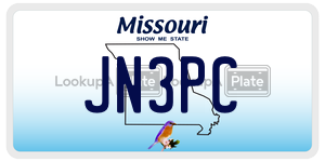 JN3PC  license plate in MO