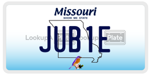 JUB1E  license plate in MO