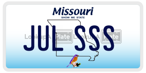 JULSSS  license plate in MO