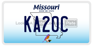 KA20C  license plate in MO
