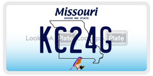 KC24G  license plate in MO