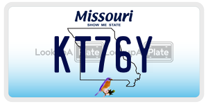 KT76Y  license plate in MO