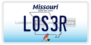 L0S3R  license plate in MO