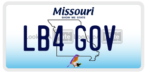 LB4G0V  license plate in MO