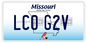 LC0G2V  license plate in MO
