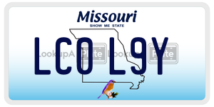 LC0L9Y  license plate in MO