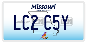 LC2C5Y  license plate in MO