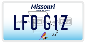 LF0G1Z  license plate in MO