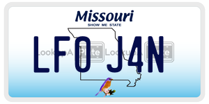 LF0J4N  license plate in MO
