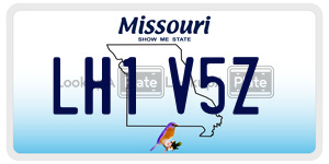 LH1V5Z  license plate in MO