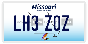 LH3Z0Z  license plate in MO