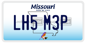 LH5M3P  license plate in MO