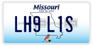LH9L1S  license plate in MO