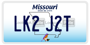 LK2J2T  license plate in MO