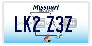LK2Z3Z  license plate in MO