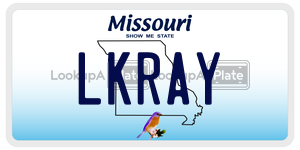 LKRAY  license plate in MO