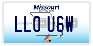 LL0U6W  license plate in MO