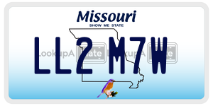LL2M7W  license plate in MO