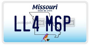 LL4M6P  license plate in MO
