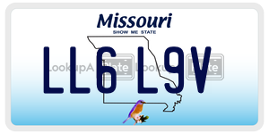 LL6L9V  license plate in MO