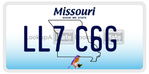 LL7C6G  license plate in MO