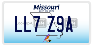 LL7Z9A license plate in Missouri