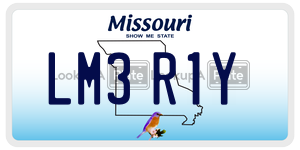 LM3R1Y  license plate in MO