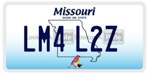 LM4L2Z  license plate in MO