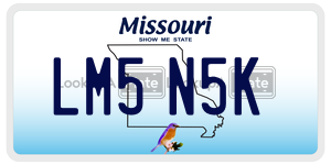 LM5N5K  license plate in MO