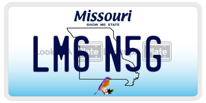 LM6N5G  license plate in MO