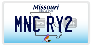 MNCRY2  license plate in MO