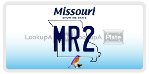 MR2  license plate in MO