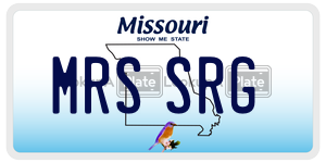 MRSSRG  license plate in MO