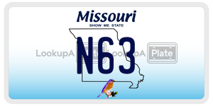 N63 license plate in Missouri