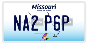 NA2P6P  license plate in MO