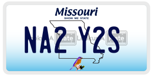 NA2Y2S  license plate in MO