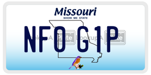 NF0G1P  license plate in MO