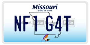 NF1G4T  license plate in MO