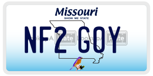 NF2G0Y  license plate in MO