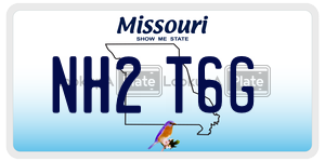 NH2T6G  license plate in MO