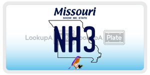 NH3  license plate in MO