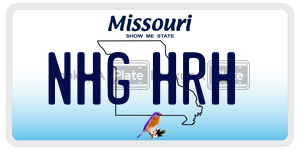 NHGHRH  license plate in MO
