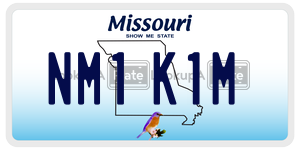 NM1K1M  license plate in MO