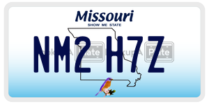 NM2H7Z  license plate in MO